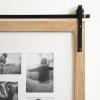 image:imageKate and Laurel Cates Farmhouse Wooden Vertical Collage Picture Frame 16x26 Matted to 4 4x6 Rustic Brown Rectangle Photograph Frame Fitting Four 4x6 Images with Barn DoorInspired DesignRustic Brown