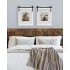 image:imageKate and Laurel Cates Farmhouse Wooden Vertical Collage Picture Frame 16x26 Matted to 4 4x6 Rustic Brown Rectangle Photograph Frame Fitting Four 4x6 Images with Barn DoorInspired DesignWhite
