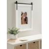 image:imageKate and Laurel Cates Farmhouse Wooden Vertical Collage Picture Frame 16x26 Matted to 4 4x6 Rustic Brown Rectangle Photograph Frame Fitting Four 4x6 Images with Barn DoorInspired DesignWhite