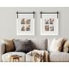 image:imageKate and Laurel Cates Farmhouse Wooden Vertical Collage Picture Frame 16x26 Matted to 4 4x6 Rustic Brown Rectangle Photograph Frame Fitting Four 4x6 Images with Barn DoorInspired DesignWhite