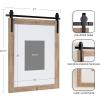image:imageKate and Laurel Cates Farmhouse Wooden Vertical Collage Picture Frame 16x26 Matted to 4 4x6 Rustic Brown Rectangle Photograph Frame Fitting Four 4x6 Images with Barn DoorInspired DesignRustic Brown