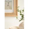 image:imageKate and Laurel Corah Modern Square Faux Rattan Picture Frame Set of 2 14 x 14 matted to 8 x 8 Natural Boho TwoPiece Glass Photo Frame Set for Gallery Wall Design in Living Room Wall Decor11x14 matted to 8x10