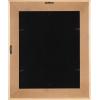 image:imageKate and Laurel Corah Modern Square Faux Rattan Picture Frame Set of 2 14 x 14 matted to 8 x 8 Natural Boho TwoPiece Glass Photo Frame Set for Gallery Wall Design in Living Room Wall Decor11x14 matted to 8x10