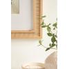 image:imageKate and Laurel Corah Modern Square Faux Rattan Picture Frame Set of 2 14 x 14 matted to 8 x 8 Natural Boho TwoPiece Glass Photo Frame Set for Gallery Wall Design in Living Room Wall Decor14x14 matted to 8x8