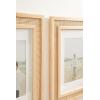 image:imageKate and Laurel Corah Modern Square Faux Rattan Picture Frame Set of 2 14 x 14 matted to 8 x 8 Natural Boho TwoPiece Glass Photo Frame Set for Gallery Wall Design in Living Room Wall Decor11x14 matted to 8x10