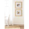 image:imageKate and Laurel Corah Modern Square Faux Rattan Picture Frame Set of 2 14 x 14 matted to 8 x 8 Natural Boho TwoPiece Glass Photo Frame Set for Gallery Wall Design in Living Room Wall Decor14x14 matted to 8x8