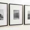 image:imageKate and Laurel Gallery Rectangle Picture Frame Set of 3 16 x 20 matted to 8 x 10 Black Modern ThreePiece Photo Frame Set for Gallery Wall Decor in Living Room Wall Display