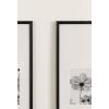 image:imageKate and Laurel Gallery Rectangular Panel Picture Frame Set of 2 14 x 30 matted to 8 x 10 Black Modern Tall TwoPiece Photo Frame Set for Gallery Wall Decor in Living Room Wall Display