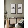 image:imageKate and Laurel Gallery Rectangular Panel Picture Frame Set of 2 14 x 30 matted to 8 x 10 Black Modern Tall TwoPiece Photo Frame Set for Gallery Wall Decor in Living Room Wall Display