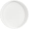 image:imageKate and Laurel Lissi Decorative Round Tray with Wavy Design 16 Inch Diameter Black Modern Scalloped Circle Serving for Coffee Table Ottoman Dining Table or Entryway CatchAllWhite