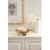 image:imageKate and Laurel Stovring Modern Metal Round Lazy Susan 12 Inch Diameter Gold Transitional Aluminum Circular Rotating Pedestal Tray Organizer for Tabletop Decor or Kitchen Storage