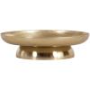 image:imageKate and Laurel Stovring Modern Metal Round Lazy Susan 12 Inch Diameter Gold Transitional Aluminum Circular Rotating Pedestal Tray Organizer for Tabletop Decor or Kitchen Storage