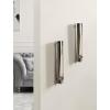 image:imageKate and Laurel Taybron Modern Metal Taper Candle Wall Sconce 4 x 4 x 15 Gold Glam Curved Candlestick Holder for Flameless Candle in Bathroom or Bedroom Wall DecorSilver