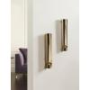 image:imageKate and Laurel Taybron Modern Metal Taper Candle Wall Sconce 4 x 4 x 15 Gold Glam Curved Candlestick Holder for Flameless Candle in Bathroom or Bedroom Wall DecorGold