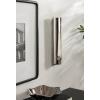 image:imageKate and Laurel Taybron Modern Metal Taper Candle Wall Sconce 4 x 4 x 15 Gold Glam Curved Candlestick Holder for Flameless Candle in Bathroom or Bedroom Wall DecorSilver