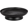 image:imageKate and Laurel Stovring Modern Metal Round Lazy Susan 12 Inch Diameter Black Transitional Aluminum Rotating Pedestal Tray Organizer for Tabletop Decor or Kitchen Storage