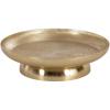 image:imageKate and Laurel Stovring Modern Metal Round Lazy Susan 12 Inch Diameter Gold Transitional Aluminum Circular Rotating Pedestal Tray Organizer for Tabletop Decor or Kitchen Storage