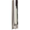 image:imageKate and Laurel Taybron Modern Metal Taper Candle Wall Sconce 4 x 4 x 15 Gold Glam Curved Candlestick Holder for Flameless Candle in Bathroom or Bedroom Wall DecorSilver