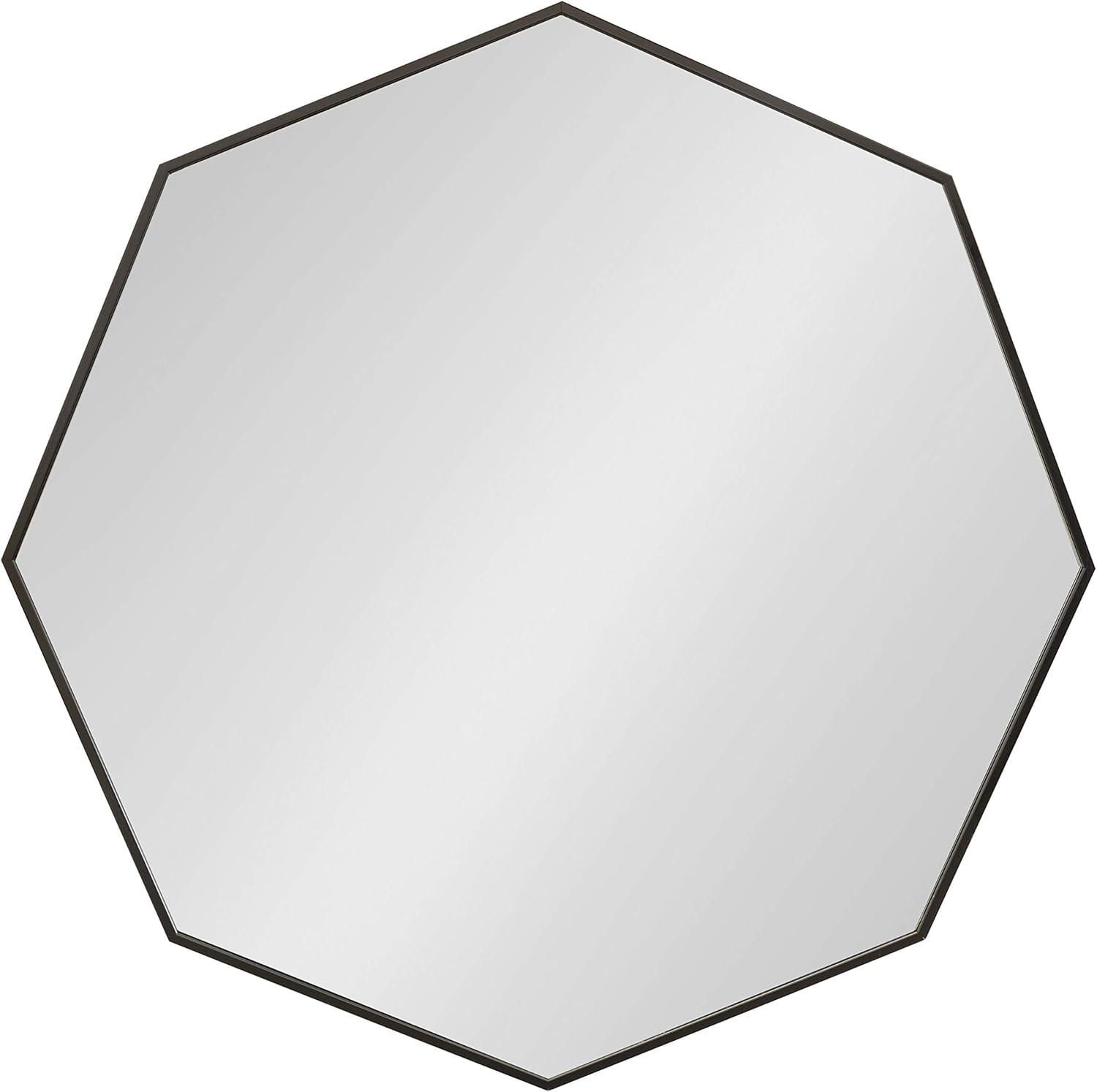 image:imageKate and Laurel Rhodes MidCentury Octagon Mirror 3075 x 3075 Black Modern Geometric Wall Decor