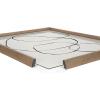 image:imageKate and Laurel Blake 869 Going In Circles Framed Printed Glass Wall Art by Teju Reval of SnazzyHues 18x24 Natural Beautiful Abstract Wall DecorGold