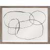image:imageKate and Laurel Blake 871 Modern Circles Framed Printed Glass Wall Art by Teju Reval of SnazzyHues 18x24 Gold Beautiful Abstract Wall DcorGold