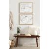 image:imageKate and Laurel Blake 871 Modern Circles Framed Printed Glass Wall Art by Teju Reval of SnazzyHues 18x24 Natural Beautiful Abstract Wall Dcor
