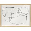image:imageKate and Laurel Blake 871 Modern Circles Framed Printed Glass Wall Art by Teju Reval of SnazzyHues 18x24 Natural Beautiful Abstract Wall Dcor