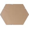 image:imageKate and Laurel Calter Modern Hexagon Wall Mirror 22 x 31 Black Chic Indie Room Decor for WallBlack