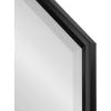 image:imageKate and Laurel Calter Modern Hexagon Wall Mirror 22 x 31 Black Chic Indie Room Decor for WallBlack