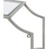 image:imageKate and Laurel Ciel Modern Horizontal Shelves Set of 2 Silver Decorative Glam Wall Decor for Storage and DisplaySilver