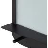 image:imageKate and Laurel Decatur Modern Dry Erase Wall Organizer with Hooks 18 x 5 x 30 Black Decorative Command Center Wall Organization