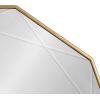 image:imageKate and Laurel Deka Modern Geometric Wall Mirror 25 x 26 Black Decorative Etched Geometric Mirror for Wall with Starburst Shape and Contemporary FinishGold