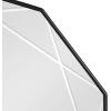 image:imageKate and Laurel Deka Modern Geometric Wall Mirror 25 x 26 Black Decorative Etched Geometric Mirror for Wall with Starburst Shape and Contemporary FinishBlack