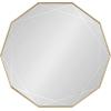 image:imageKate and Laurel Deka Modern Geometric Wall Mirror 25 x 26 Black Decorative Etched Geometric Mirror for Wall with Starburst Shape and Contemporary FinishGold