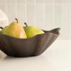 image:imageKate and Laurel Flutte Scalloped Decorative Metal Serving Bowl 10 x 10 x 3 Bronze Modern Wavy Fruit Bowl for Kitchen Counter or Use as Tabletop Storage for an Entryway Table
