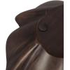 image:imageKate and Laurel Flutte Scalloped Decorative Metal Serving Bowl 10 x 10 x 3 Bronze Modern Wavy Fruit Bowl for Kitchen Counter or Use as Tabletop Storage for an Entryway Table