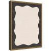 image:imageKate and Laurel Framed Fabric Pinboard 19 x 25 Printed Linen Decorative Bulletin Board for Use as a Vision Board or Wall Organization Belvedere Bronze Frame