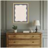 image:imageKate and Laurel Framed Fabric Pinboard 20 x 26 Printed Linen Classic Bulletin Board for Use as a Vision Board or Wall Organization Florence Gold Frame