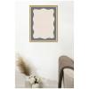 image:imageKate and Laurel Framed Fabric Pinboard 20 x 26 Printed Linen Classic Bulletin Board for Use as a Vision Board or Wall Organization Florence Gold Frame