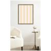 image:imageKate and Laurel Framed Fabric Pinboard 20 x 26 Printed Linen Classic Bulletin Board for Use as a Vision Board or Wall Organization Florence Light Brown Frame