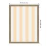 image:imageKate and Laurel Framed Fabric Pinboard 20 x 26 Printed Linen Classic Bulletin Board for Use as a Vision Board or Wall Organization Florence Light Brown Frame