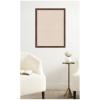image:imageKate and Laurel Framed Fabric Pinboard 20 x 26 Printed Linen Classic Bulletin Board for Use as a Vision Board or Wall Organization Florence Medium Brown Frame