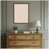 image:imageKate and Laurel Framed Fabric Pinboard 20 x 26 Printed Linen Classic Bulletin Board for Use as a Vision Board or Wall Organization Florence Medium Brown Frame