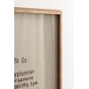 image:imageKate and Laurel Framed Glass Dry Erase Art Natural Linen Light Whiteboard for Wall by The Creative Bunch Studio 24 x 18 Blake Gold Frame Modern Dry Erase Art for Wall Decor