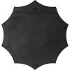 image:imageKate and Laurel Lalina Modern Scalloped Round Wall Mirror 24 Inch Diameter Black Decorative Glamorous Wall Decor AccentBlack