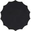 image:imageKate and Laurel Lalina Modern Scalloped Round Wall Mirror 24 Inch Diameter Black Decorative Glamorous Wall Decor AccentGold