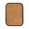 image:imageKate and Laurel Planche Modern Rattan Wall Pinboard 20 x 26 Black and Natural Rattan Boho Rounded Rectangle Wall Organizer for Use as Cork Board Vision Board or Bulletin Board