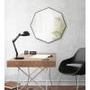 image:imageKate and Laurel Rhodes MidCentury Octagon Mirror 3075 x 3075 Black Modern Geometric Wall Decor
