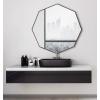 image:imageKate and Laurel Rhodes MidCentury Octagon Mirror 3075 x 3075 Black Modern Geometric Wall Decor