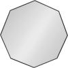 image:imageKate and Laurel Rhodes MidCentury Octagon Mirror 3075 x 3075 Black Modern Geometric Wall Decor